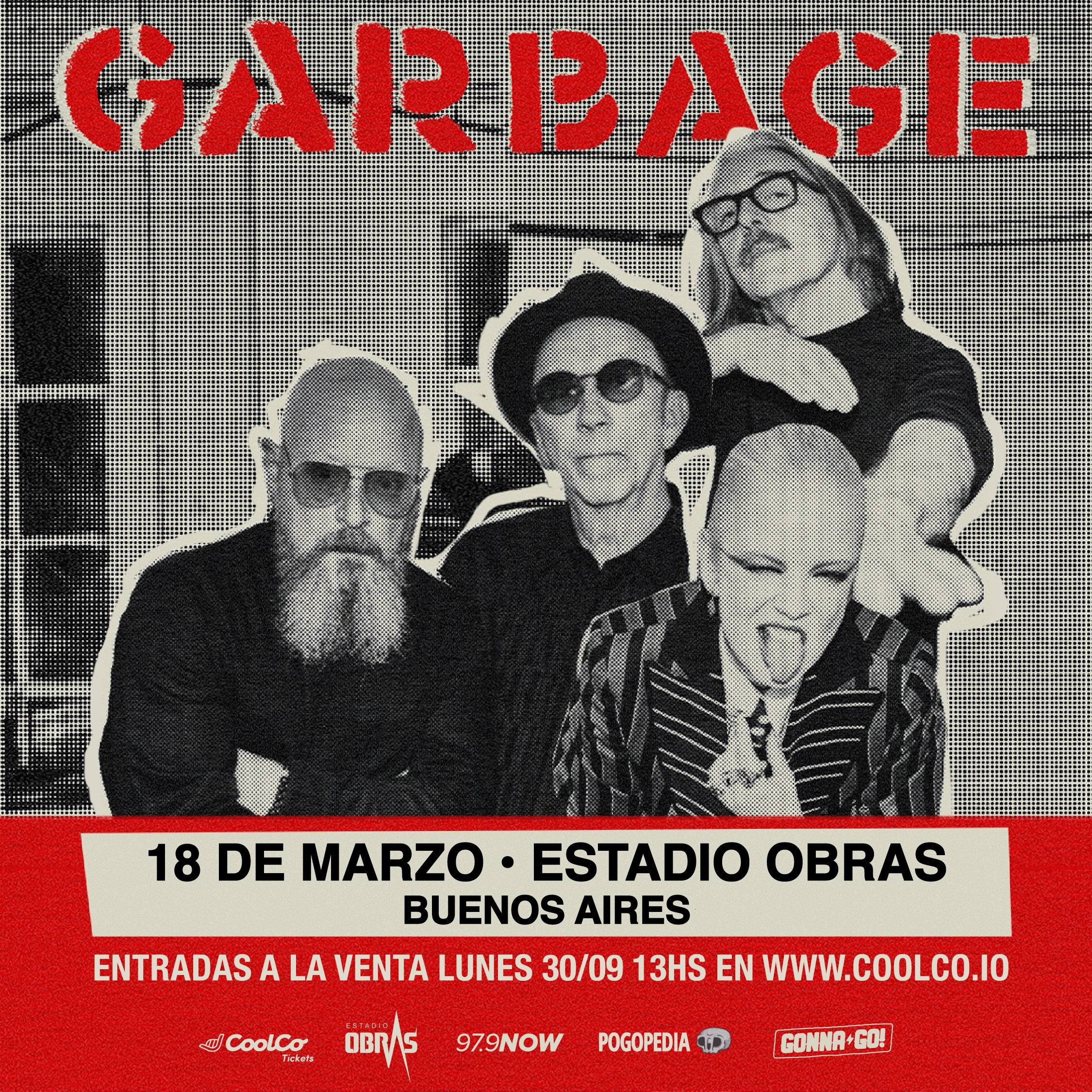 Garbage ¡Llegará a la Argentina en 2025 con su Tour Sudamericano!